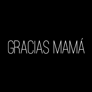 GRACIAS MAMÁ (100x22 cm)